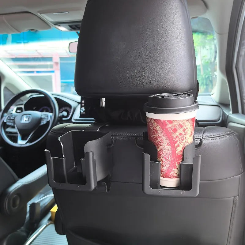 2pcs Car Seat Back Storage Rack with Cup Holder | Multi-Functional Organizer for Most Vehicles MyPetiteCar.com