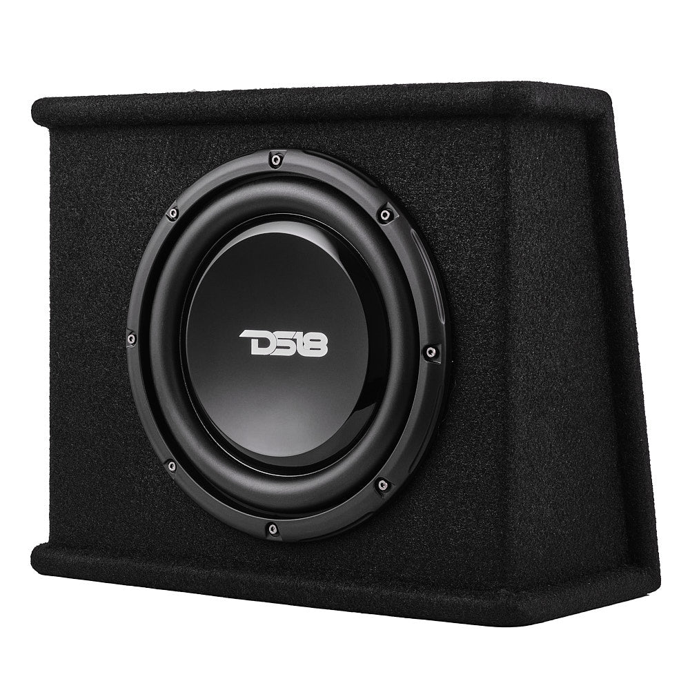 10" Loaded Amplified Shallow Subwoofer Enclosure 350 Watts Rms DS18