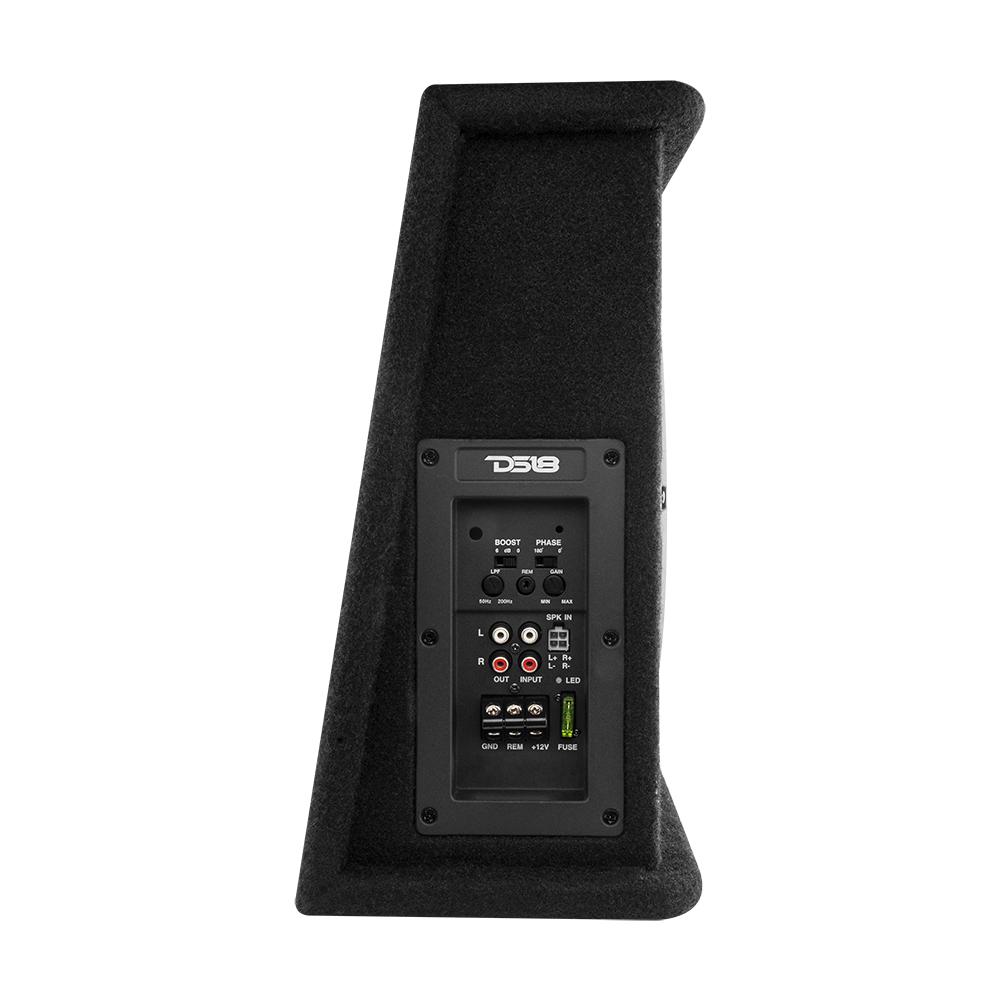 10" Loaded Amplified Shallow Subwoofer Enclosure 350 Watts Rms DS18
