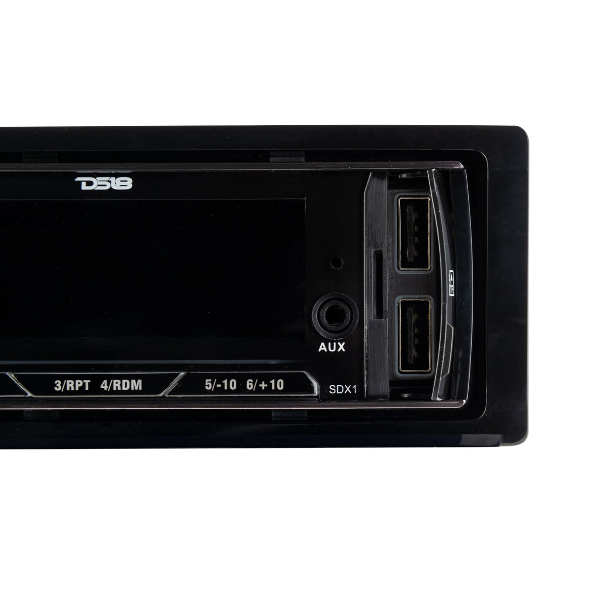 Single-DIN Digital Media Receiver Mech-Less Player, Bluetooth, Dual USB ,7 Volt Preouts DS18