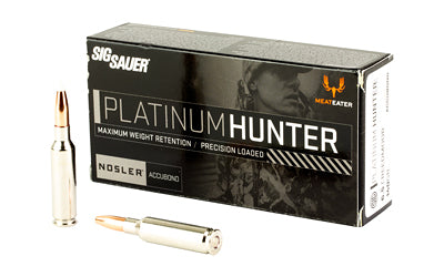 Sig Sauer Platinum Hunter |  6.5 Creedmoor |  140 Grain |  Accubond Ballistic Tip |  20 Round Box Atomic Defense