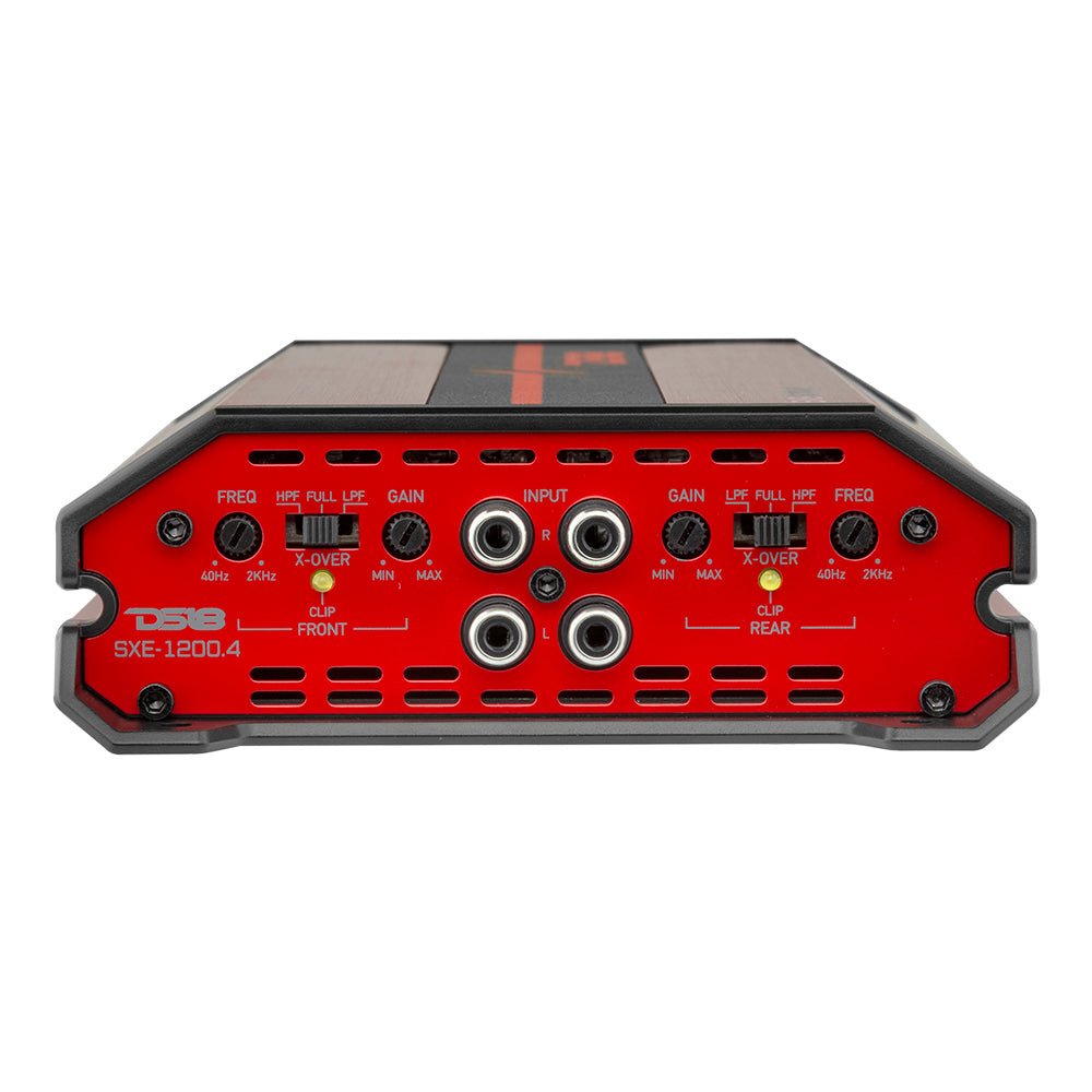 SXE Class A/B 4-Channel Full-Range Amplifier 4 x 60 RMS @ 4-Ohm 1200 Watts DS18