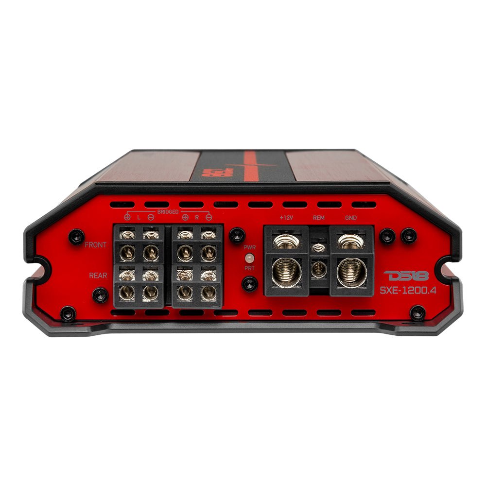 SXE Class A/B 4-Channel Full-Range Amplifier 4 x 60 RMS @ 4-Ohm 1200 Watts DS18