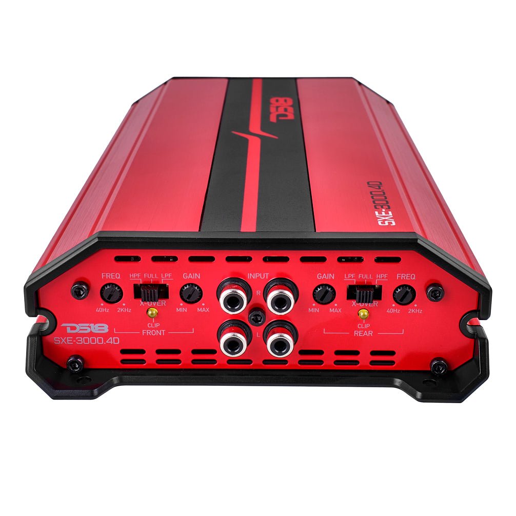 SXE Class D 4-Channel  Full-Range Amplifier 4 x 200 RMS @ 4-Ohm 3000 Watts DS18