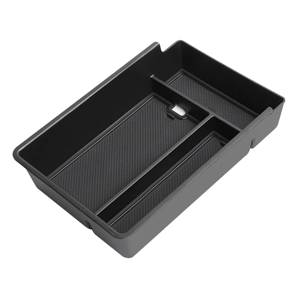 Xpeng G6 Center Console Armrest Storage Box | Custom Fit ABS + Silicone Organizer Tray MyPetiteCar.com