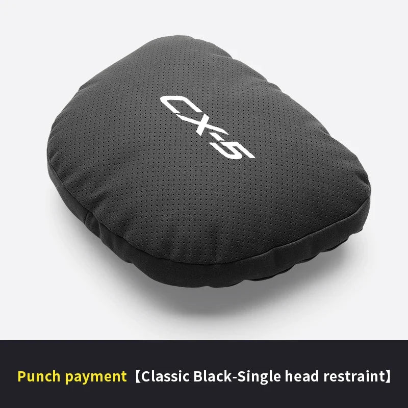 Suede Car Headrest Neck Pillow | Maybach S-Class Inspired Design MyPetiteCar.com