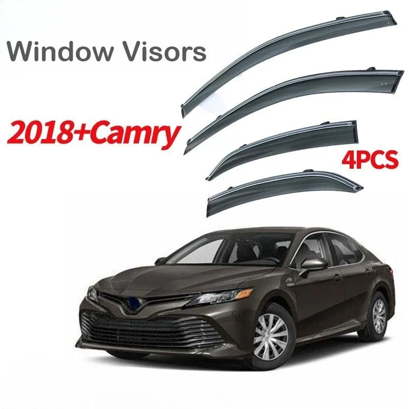 Toyota Camry Rain Visors 2018-2021 | Acrylic Window Deflectors