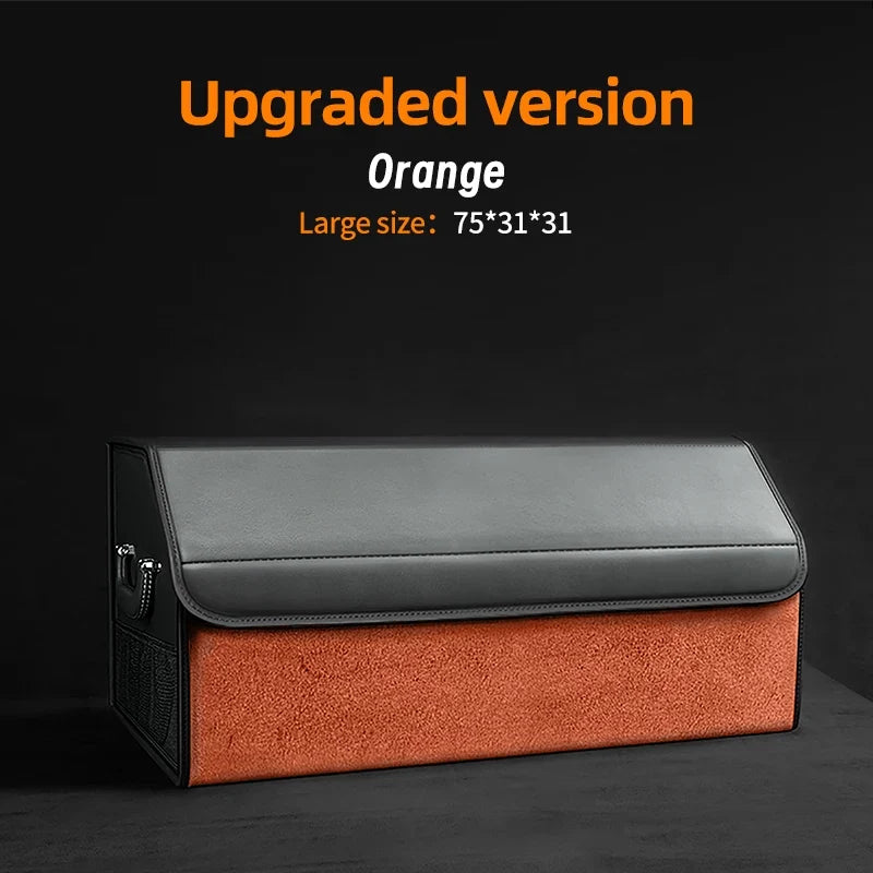 Car Trunk Organizer | Large Capacity Suede Foldable Storage Box MyPetiteCar.com