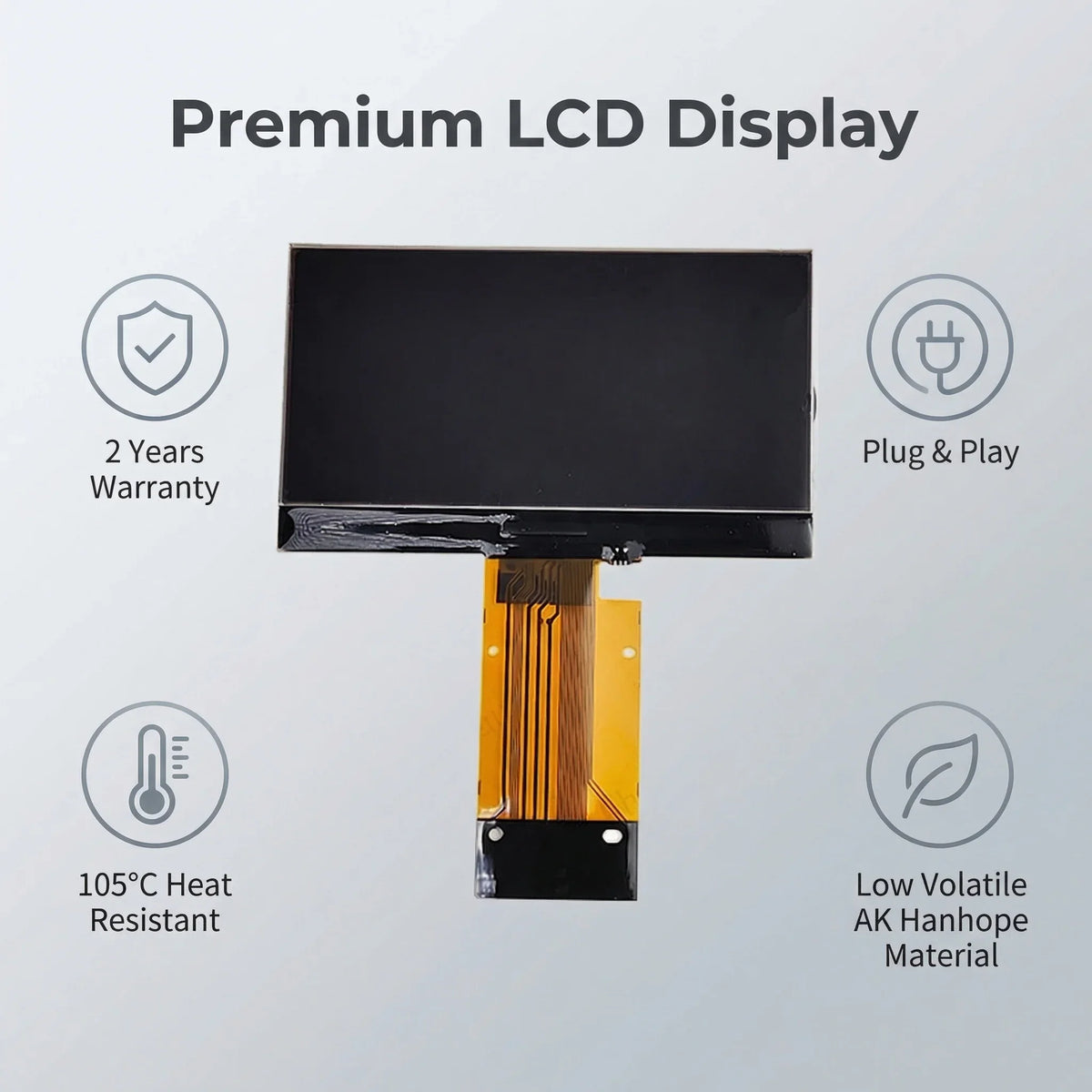 Porsche 911 997 Speedometer LCD Display | Dashboard Pixel Repair Screen for Cayman Boxster MyPetiteCar.com