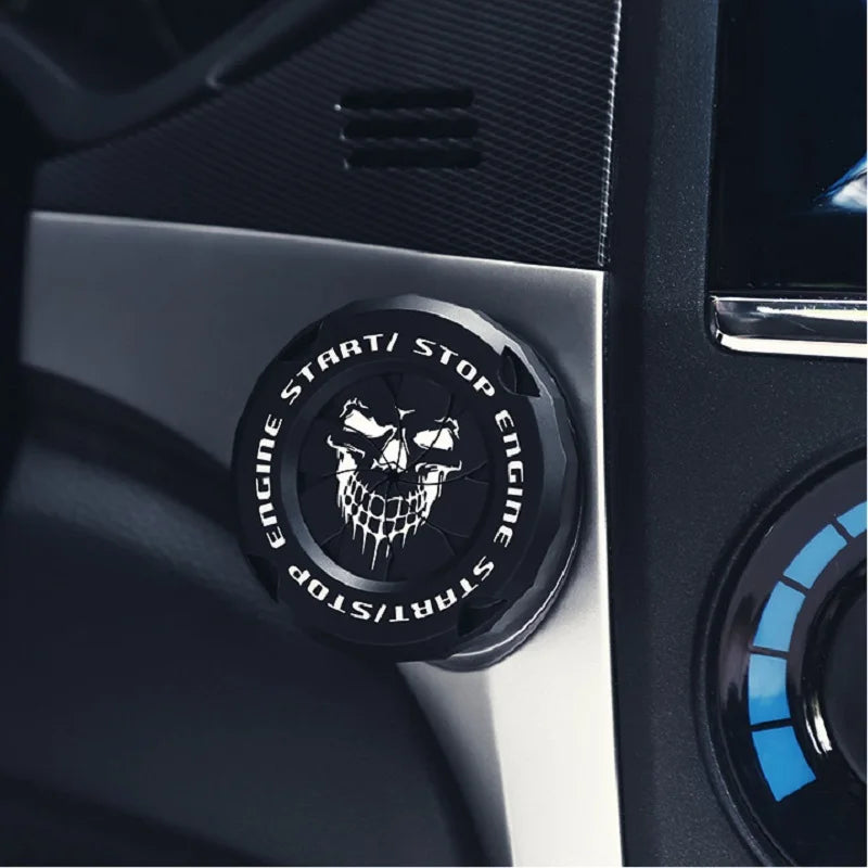 Car Engine Start Button Cover, ABS Protective Ring