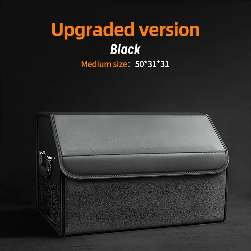 Car Trunk Organizer | Large Capacity Suede Foldable Storage Box MyPetiteCar.com