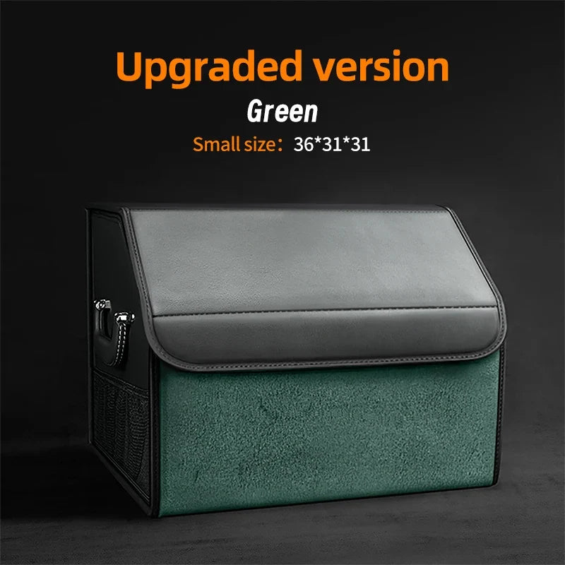 Car Trunk Organizer | Large Capacity Suede Foldable Storage Box MyPetiteCar.com