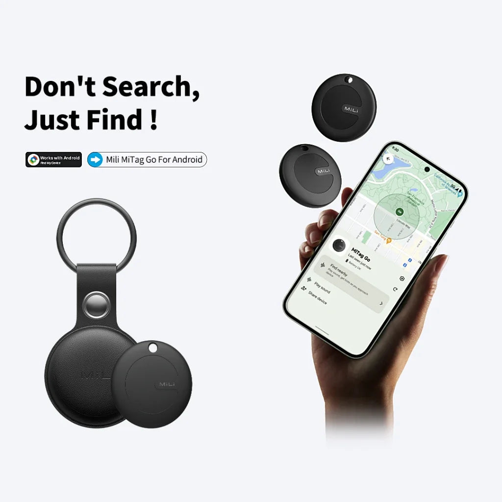 MiLi Google Find My Gps Tracker Android Bluetooth Smart Activity Trackers Wearable Devices Android Airtag Waterproof Smart