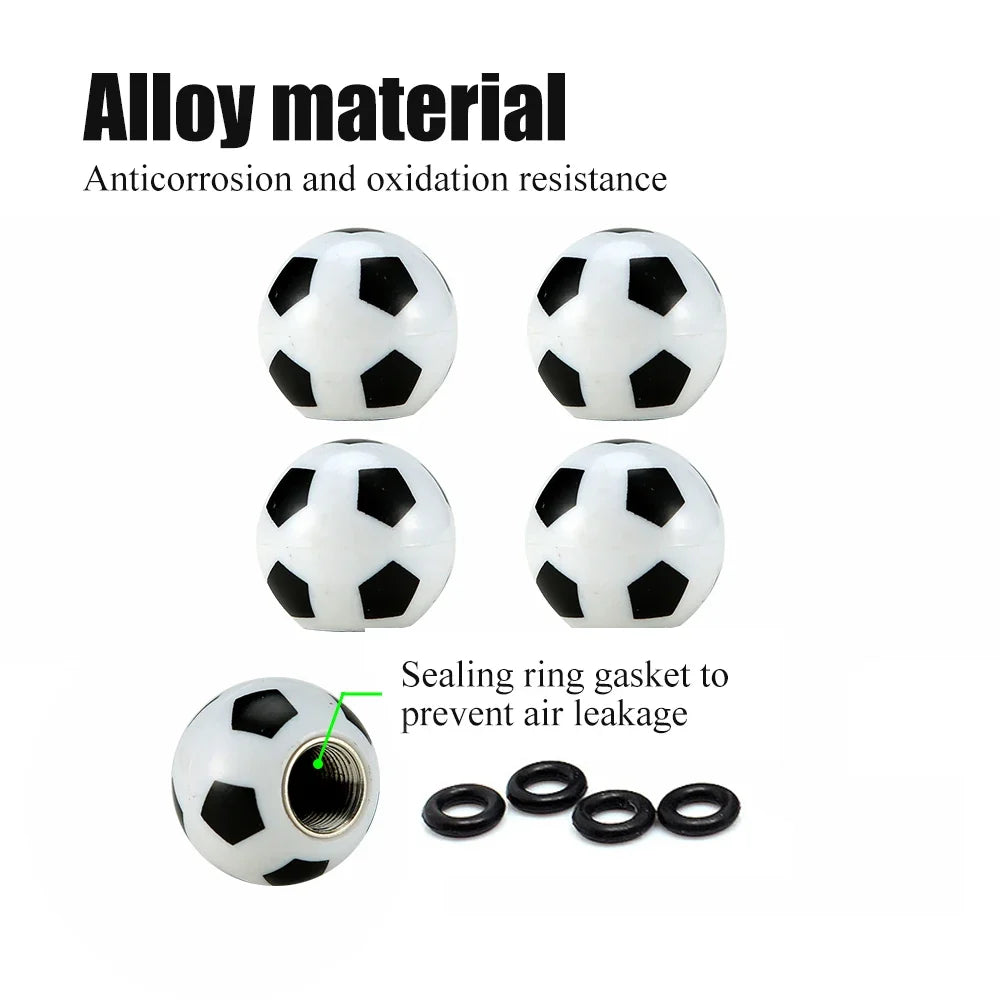 4Pcs Universal Cross Tire Valve Caps | Car Truck SUV Motorcycle Dust Cover MyPetiteCar.com