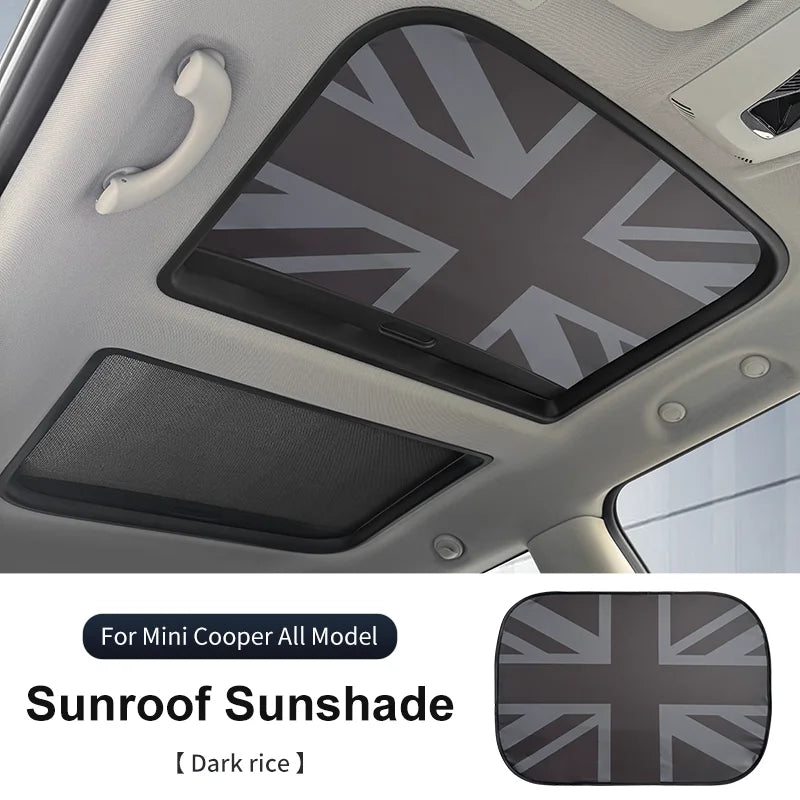 Mini Cooper Sunroof Sunshade Cover | UV Protection Heat Shield Foldable
