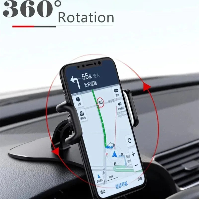 Car Mobile Phone Holder | 360 Degree Rotatable Dashboard Stand for Secure Auto Grip MyPetiteCar.com