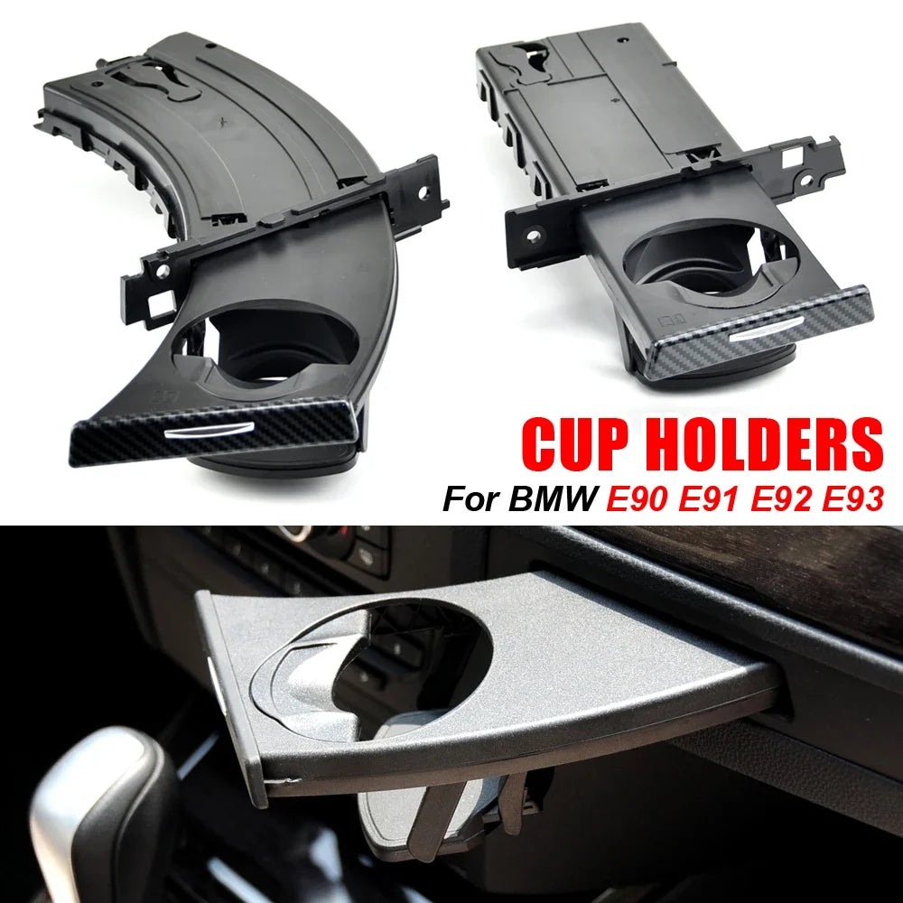 BMW E90 E91 E92 E93 Car Drink Cup Holder | Dual Cup Beverage Holder MyPetiteCar.com