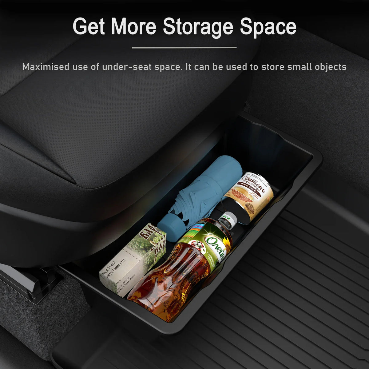 Organizer Bins Front / Rear / Full Set for Tesla Model Y Juniper 2025+