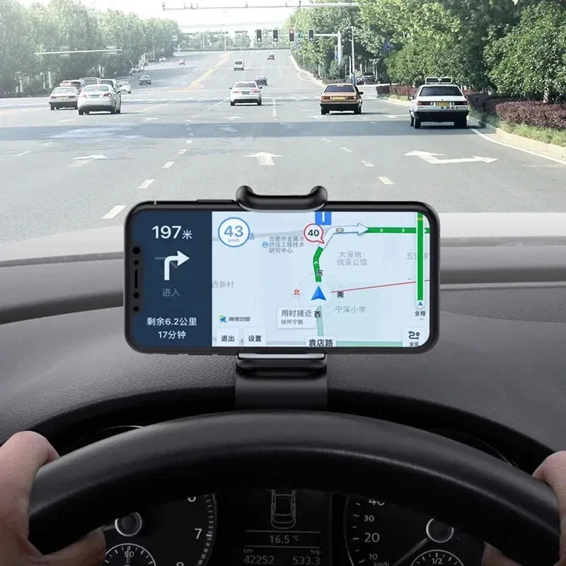 Car Mobile Phone Holder | 360 Degree Rotatable Dashboard Stand for Secure Auto Grip MyPetiteCar.com