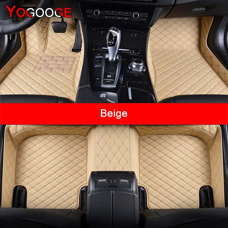 YOGOOGE Custom Car Floor Mats For VW GOLF IV V 1997-2008 4th 5th Auto Carpets Foot Coche Accessorie MyPetiteCar.com