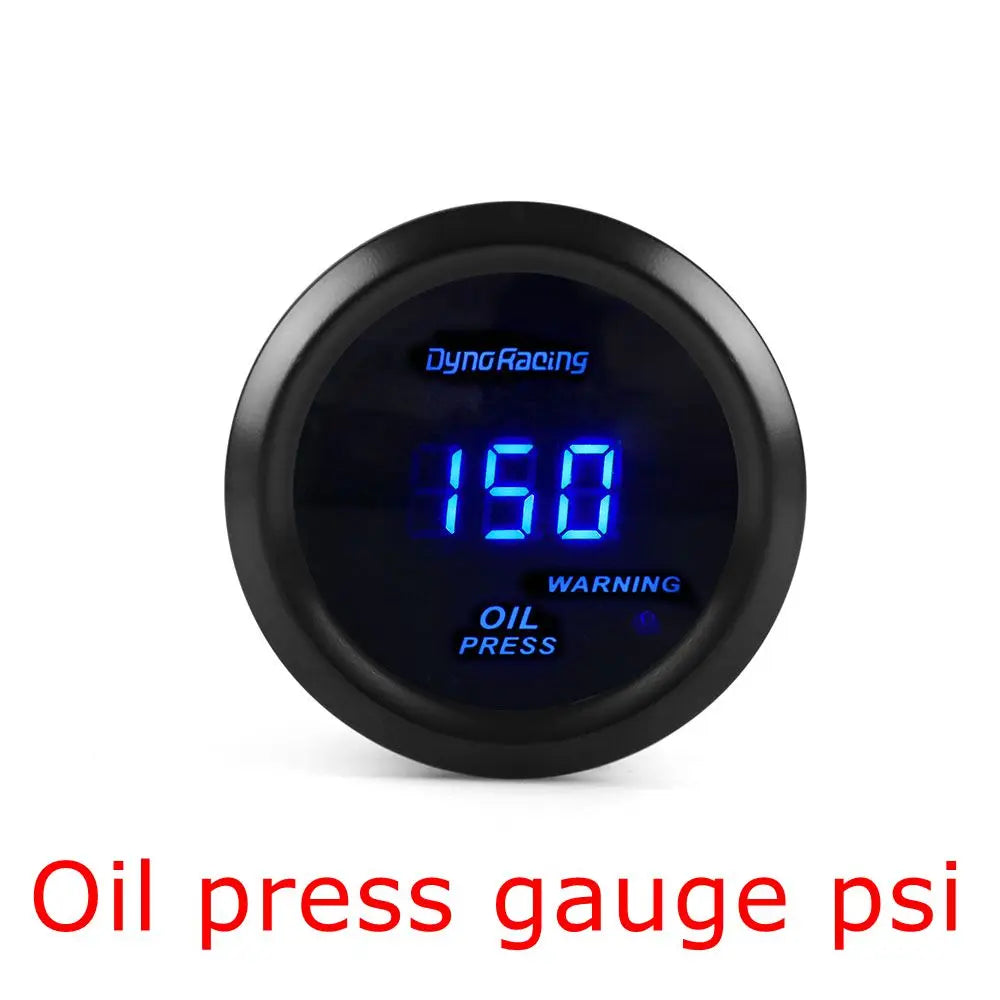Dynoracing 52mm Digital Car Gauge Set | Turbo Boost Oil Temp Voltmeter Tachometer MyPetiteCar.com