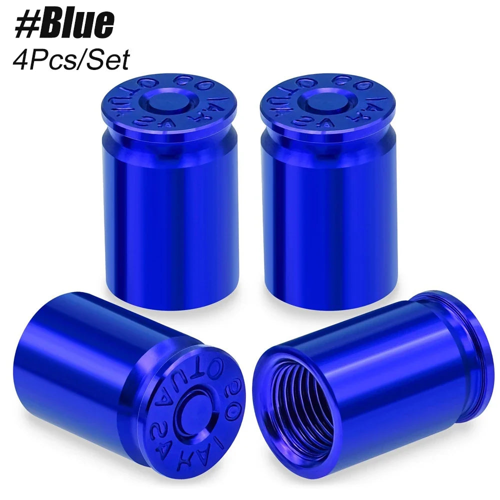 4PCS Tire Valve Stem Caps | Universal Leak Proof Stem Covers for Car SUV Truck Bicycle Motorcycles MyPetiteCar.com