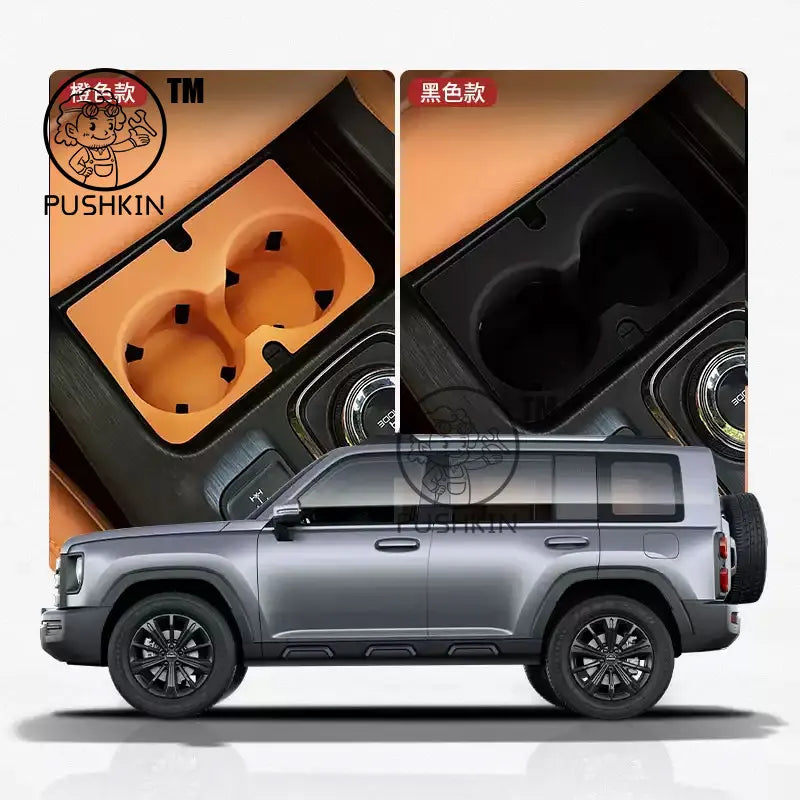Car Water Cup Holder Silicone Pad for Haval H9 2025