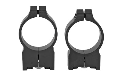 Warne Permanent Attached Fixed Ring Set |  Fits Ruger M77 |  30mm Medium |  Matte Finish Atomic Defense