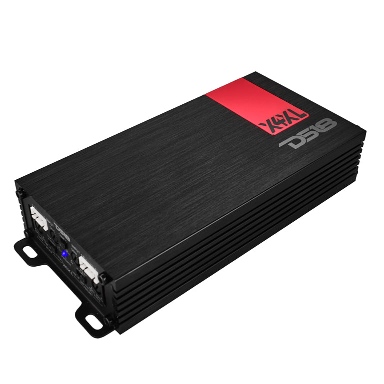 X 4-Channel Ultra Compact Class D Amplifier 4 x 120 Watts Rms @ 4-ohm DS18