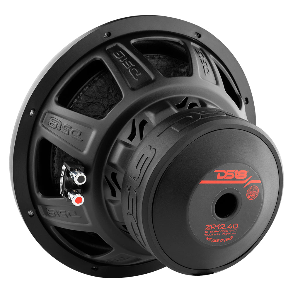 ZR 12" Subwoofer 750 Watts Rms DVC  4-Ohm DS18