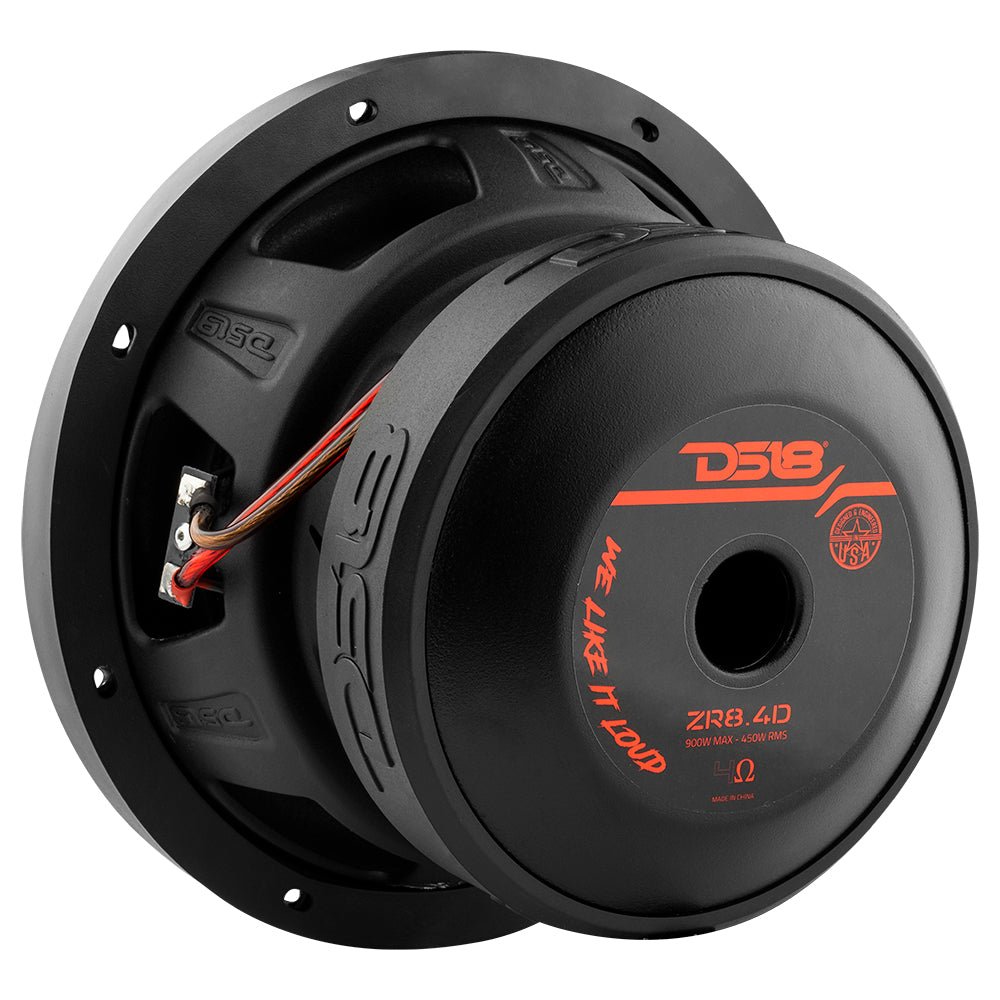 ZR 8" Subwoofer 450 Watts Rms DVC  4-Ohm DS18