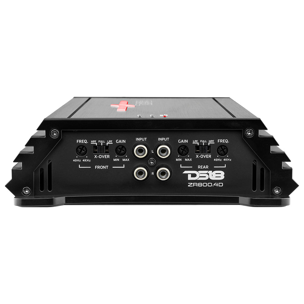 ZR 4-Channel Class D Amplifier 4 x 200 Watts Rms @ 4-ohm DS18
