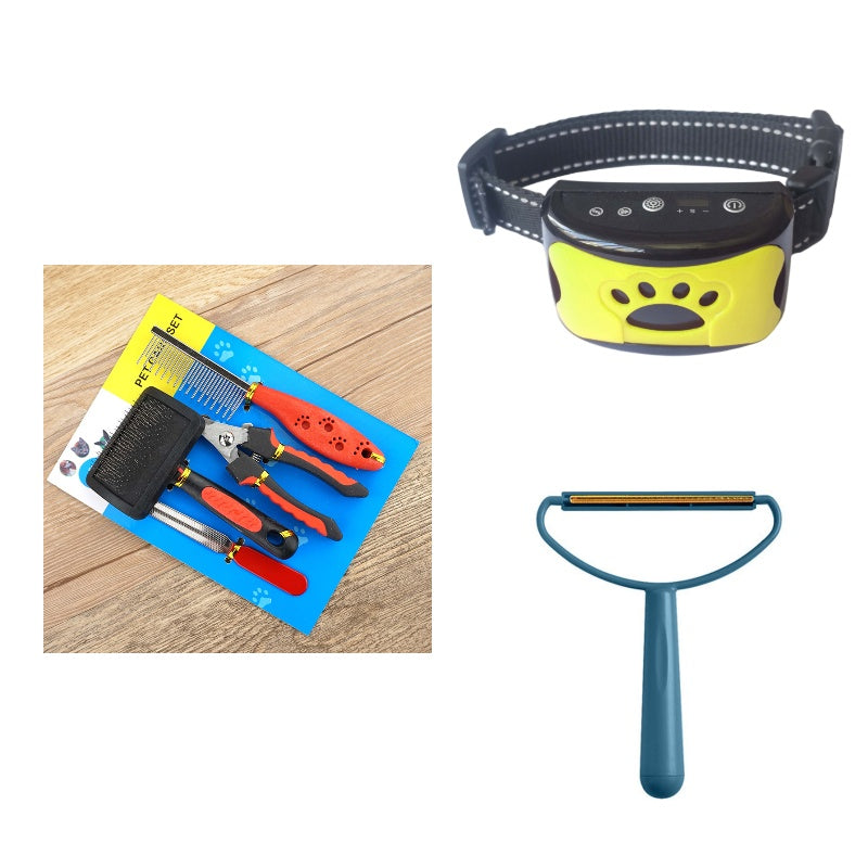 Dog Training Collar Waterproof Electric Pet Remote Control Rechargeable Dogs Trainer Bark Arrester With Shock Vibration Sound My Store