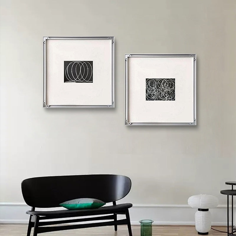 Modern Simple Black And White Line Decorative Painting My Store