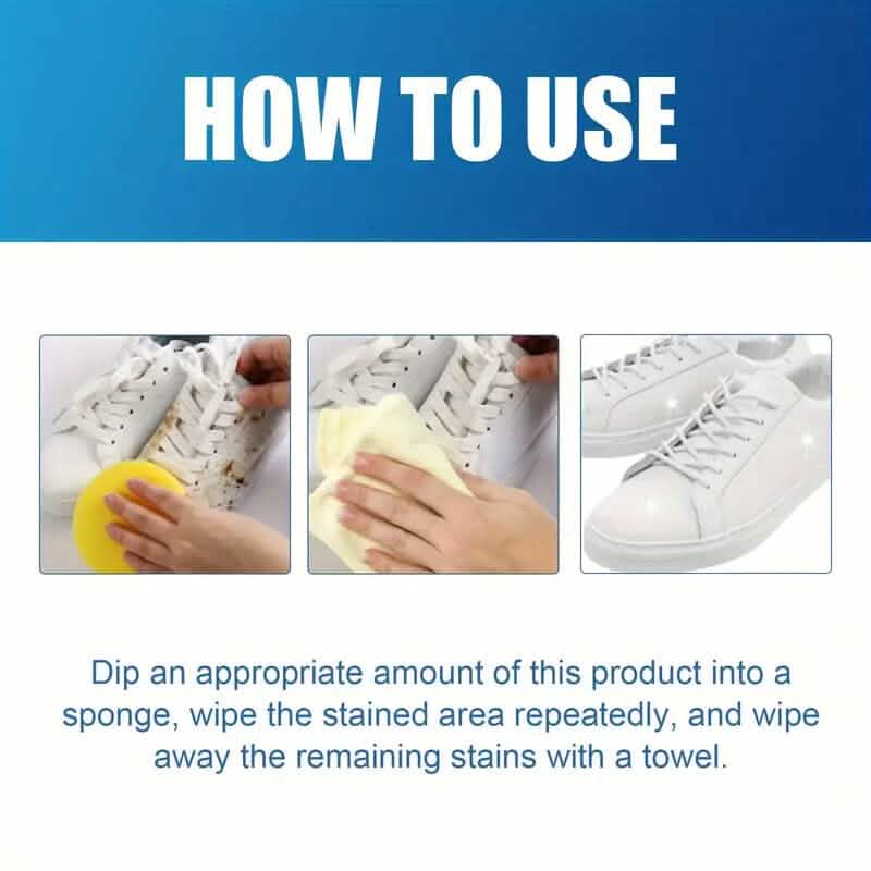 All-in-One Gel Sneaker Cleaner with Sodium Bicarbonate