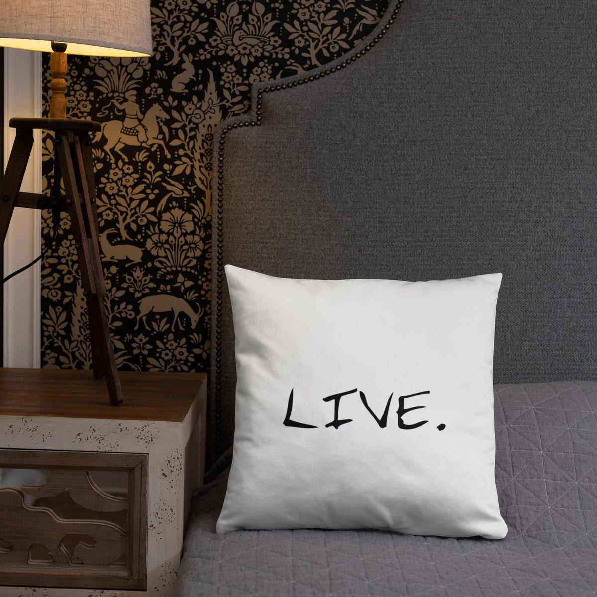 Live white Pillow