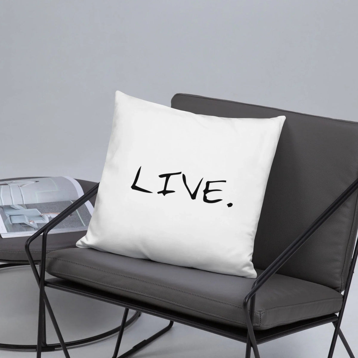 Live white Pillow