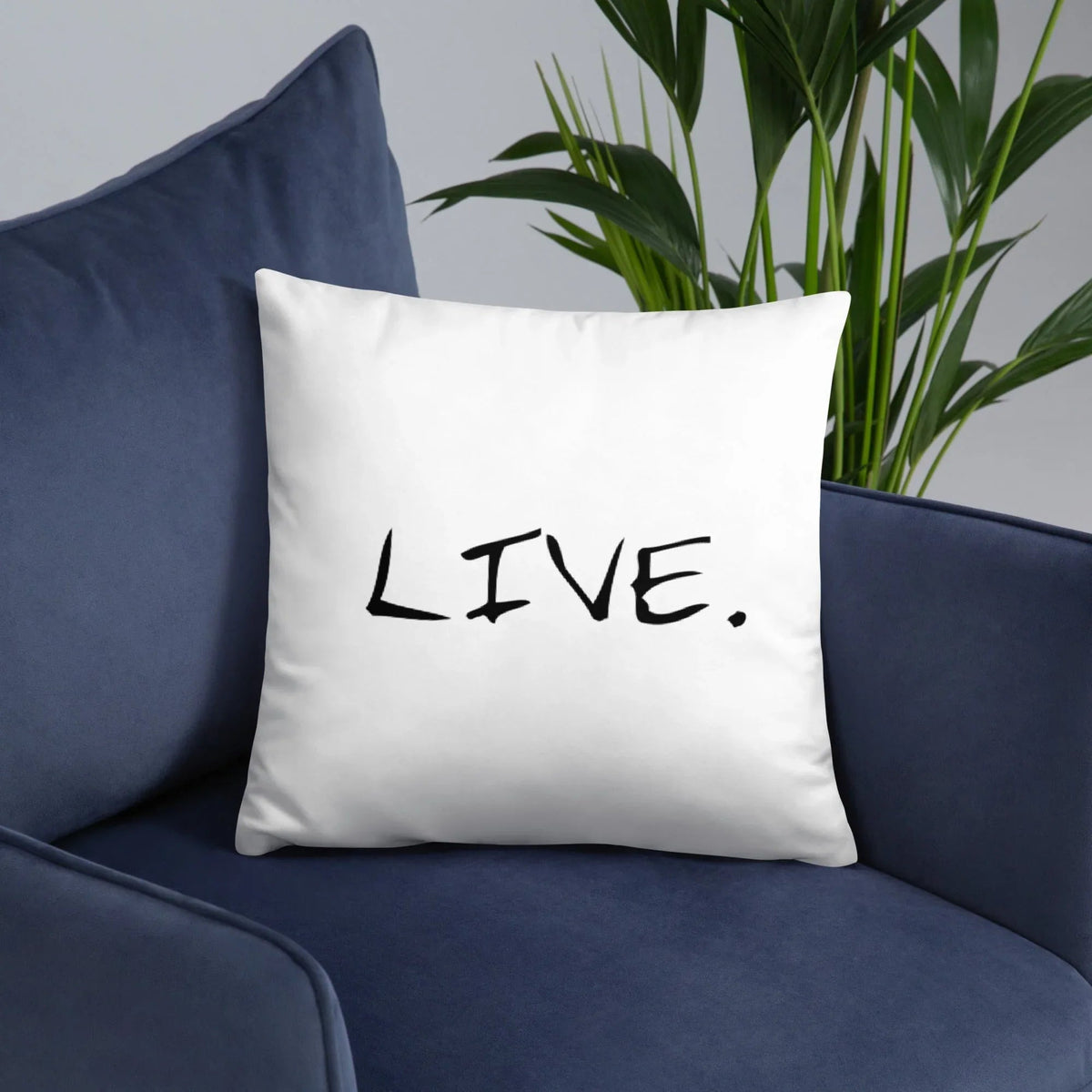 Live white Pillow