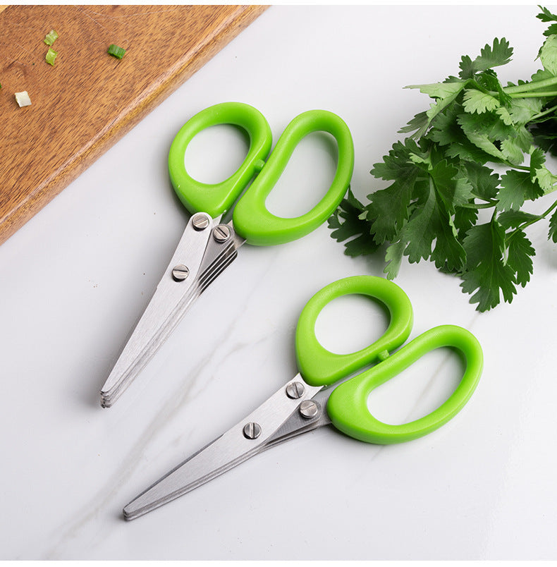 Multifunctional Green Onion Scissors