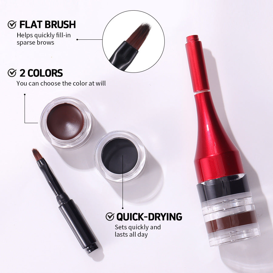 Multifunctional Waterproof Smooth Not Smudge Eyeliner Eyebrow Pencil