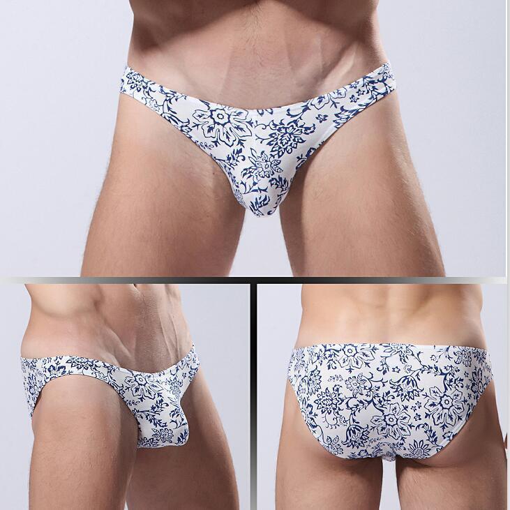 Men's Low Waist Cartoon Printing Panties