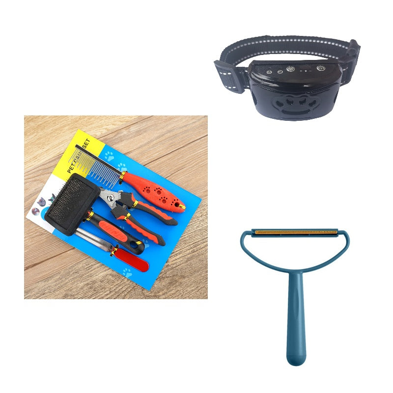 Dog Training Collar Waterproof Electric Pet Remote Control Rechargeable Dogs Trainer Bark Arrester With Shock Vibration Sound My Store