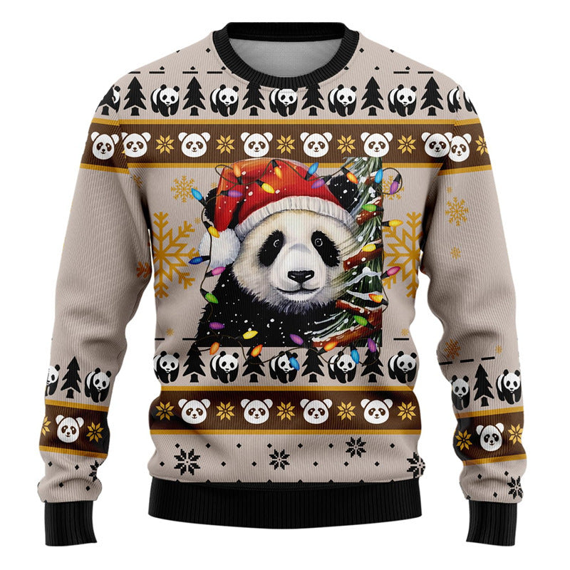 Round Neck Christmas Atmosphere Men's Holiday