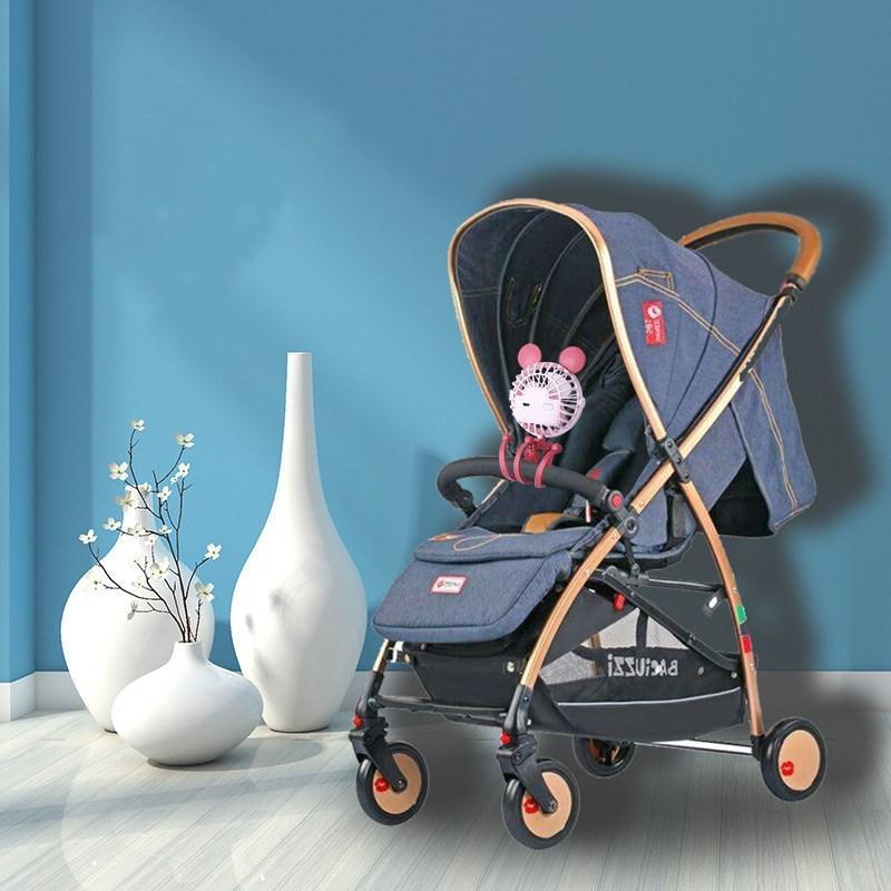 Portable USB Stroller Fan Baby Car Seat Accessory