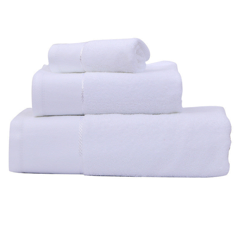Cotton Three-Piece Bath Towel Set