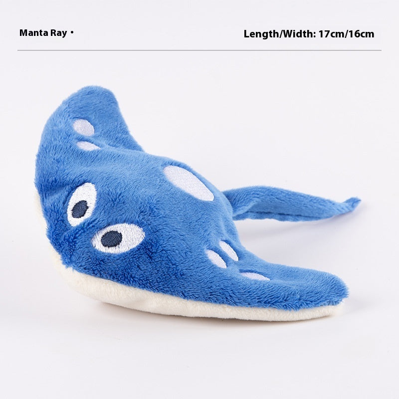 Pet Electric Sound Cat Plush Toy Rechargeable