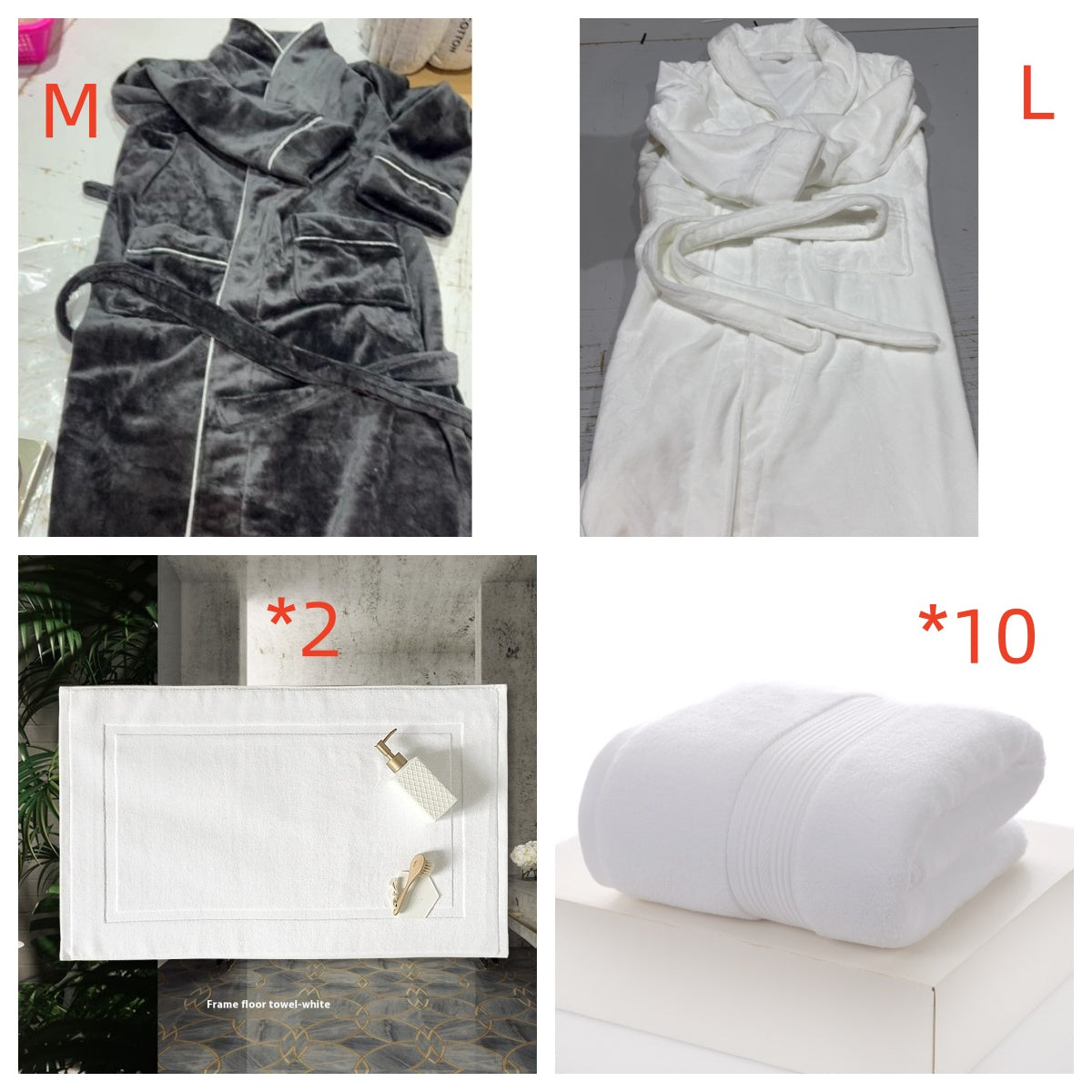 Extended Autumn And Winter Coral Fleece Bathrobe My Store