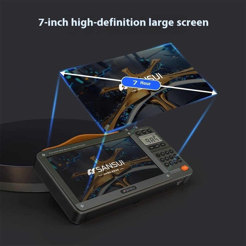 Elderly Full Band Bluetooth Radio with Video Player