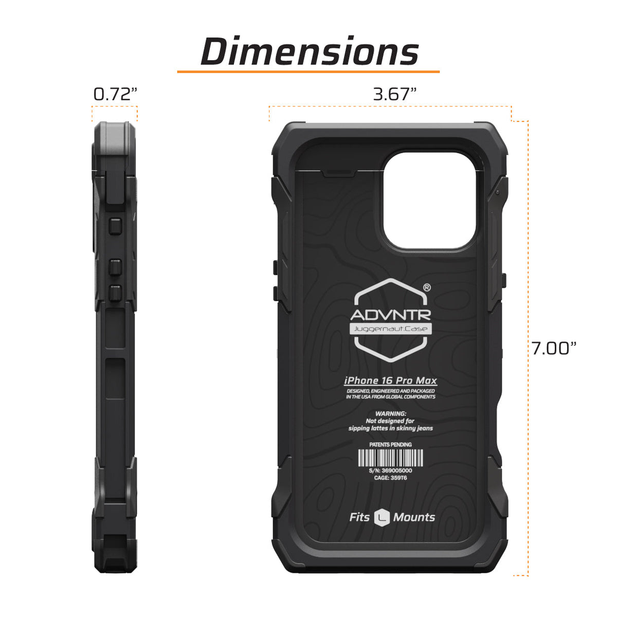 iPhone 16 Pro Max ADVNTR Phone Case - Made in USA