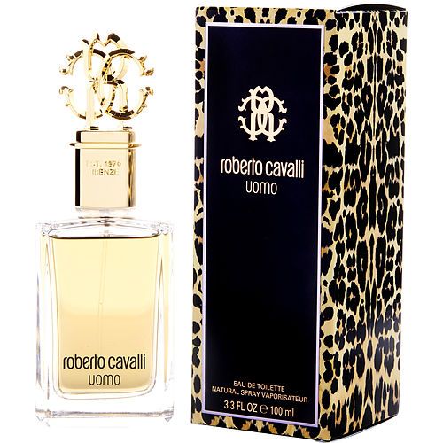 ROBERTO CAVALLI UOMO by Roberto Cavalli EDT SPRAY 3.4 OZ (NEW PACKAGING)